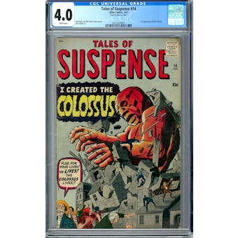 Tales of Suspense #14 CGC 4.0 (W) *2012524007*