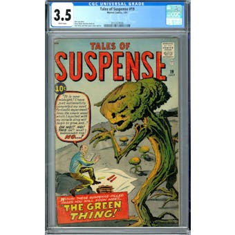 Tales of Suspense #19 CGC 3.5 (W) *2012524008*