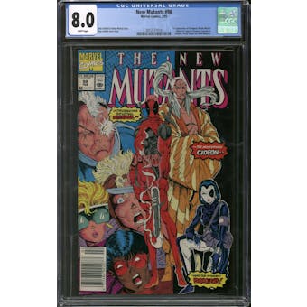 New Mutants #98 CGC 8.0 (W) *2012571018*
