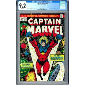 Captain Marvel #29 CGC 9.2 (W) *2012616011*