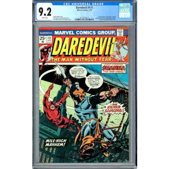 Daredevil #111 CGC 9.2 (W) *2012616013*