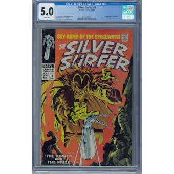 Silver Surfer #3 CGC 5.0 (W) *2012857001*