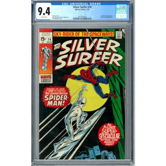 Silver Surfer #14 CGC 9.4 (W) *2012857002*