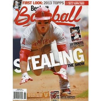 2012 Beckett Baseball Monthly Price Guide (#80 November) (Trout)