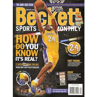 2012 Beckett Sports Card Monthly Price Guide (#333 December) (Kobe)