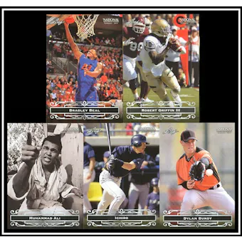 2012 Leaf National Sports Collectors Convention VIP Promo 5-Card Set
