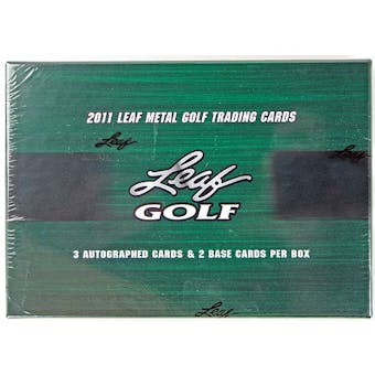 2012 Leaf Metal Golf Hobby Box
