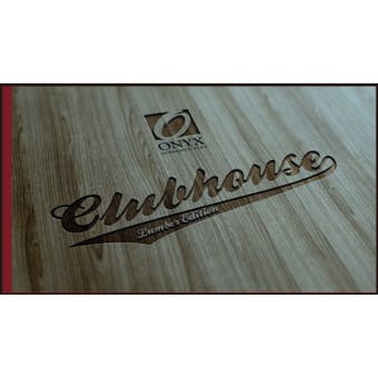 2012 Onyx Clubhouse Collection Lumber Edition Baseball Hobby Box