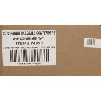 2011 Panini Contenders Baseball Hobby 12-Box Case