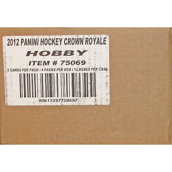 2011/12 Panini Crown Royale Hockey Hobby 12-Box Case