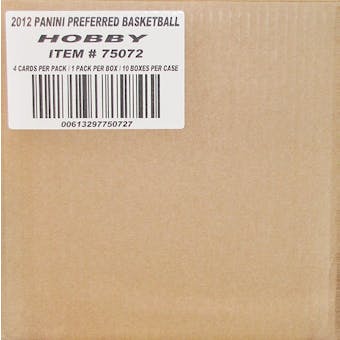 2011/12 Panini Preferred Basketball Hobby 10-Box Case