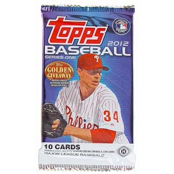 2012 Topps Series 1 Baseball Hobby Pack
