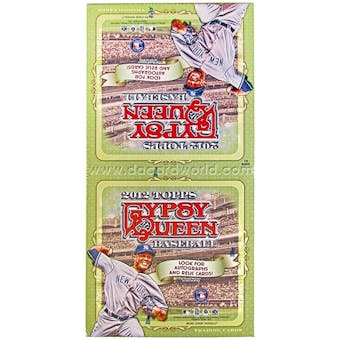 2012 Topps Gypsy Queen Baseball Jumbo Rack Box (18 Packs)