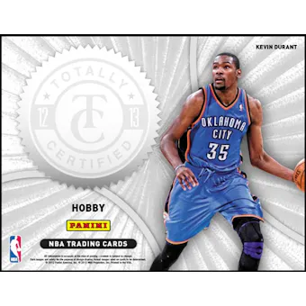 2012/13 Panini Totally Certified Basketball Hobby Pack