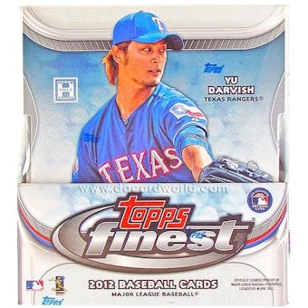 2012 Topps Finest Baseball Hobby Box (Reed Buy)