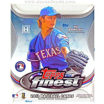 2012 Topps Finest Baseball Hobby Pack