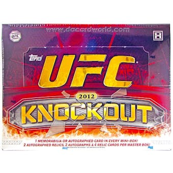 2012 Topps UFC Knockout Hobby Box