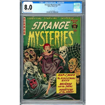 Strange Mysteries #10 CGC 8.0 (OW-W) *2013553002*