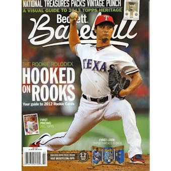 2013 Beckett Baseball Monthly Price Guide (#86 May) (Yu Darvish)
