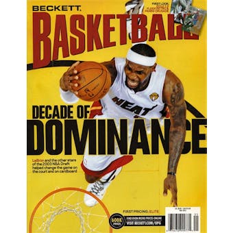 2013 Beckett Basketball Monthly Price Guide (#248 May) (LeBron James)