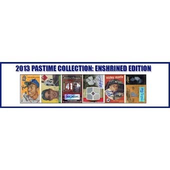 2013 Pastime Enshrined Edition Baseball Hobby 10-Box Case