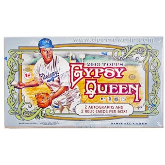 2013 Topps Gypsy Queen Baseball Hobby 10 Box Case - DACW Live 28 Spot Random Team Break