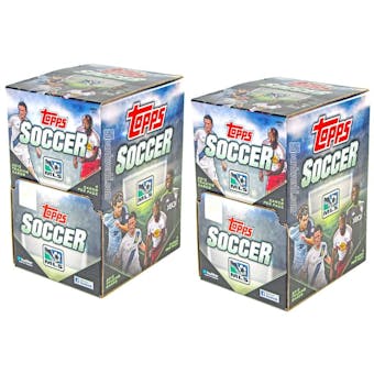2013 Topps MLS Major League Soccer Retail 48-Pack Box (Lot of 2)