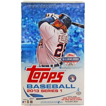 2013 Topps Series 1 Baseball Hobby Box