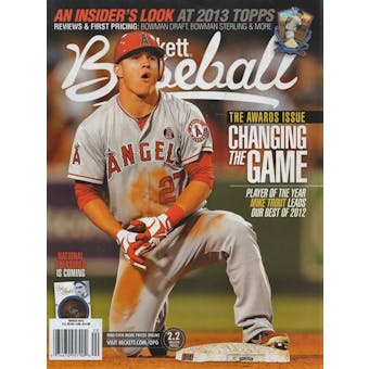 2013 Beckett Baseball Monthly Price Guide (#84 March) (Trout)