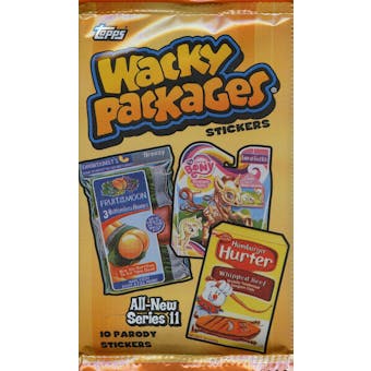 Wacky Packages Series 11 Trading Cards Stickers Retail Pack (Topps 2013)