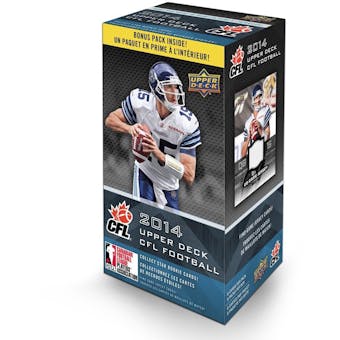2014 Upper Deck CFL Football 8-Pack Box