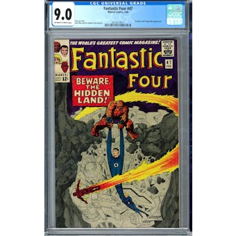 Fantastic Four #47 CGC 9.0 (OW-W) *2014214017*