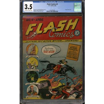 Flash Comics #4 CGC 3.5 (OW-W) *2014252005*
