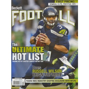 2014 Beckett Football Monthly Price Guide (#285 October) (Russell Wilson)
