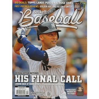 2014 Beckett Baseball Monthly Price Guide (#103 October) (Derek Jeter)