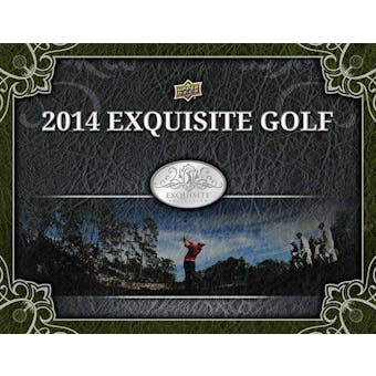 2014 Upper Deck Exquisite Golf Hobby Case - DACW Live 6 Spot Card Draft
