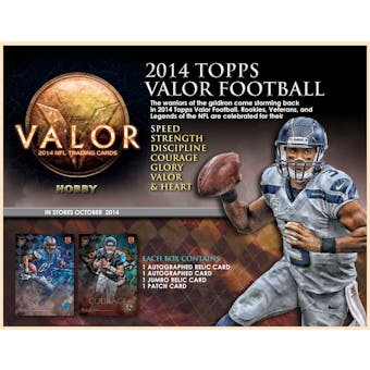 2014 Topps Valor Football 12-Box Case - DACW Live 32 Spot Random Team Break #1