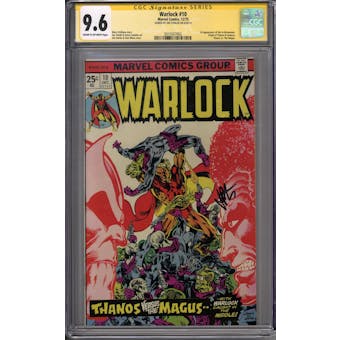 Warlock #10 Jim Starlin Signature Series CGC 9.6 (C-OW) *2015507002*