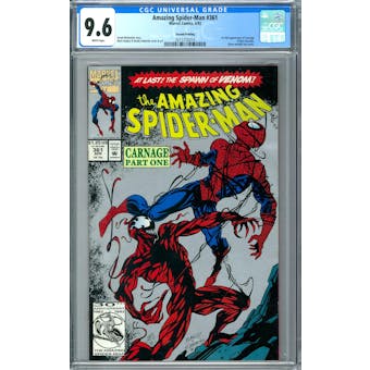 Amazing Spider-Man #361 CGC 9.6 (W) 2nd Printing *2015772014*