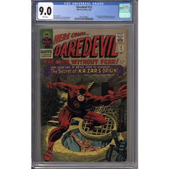 Daredevil #13 CGC 9.0 (W) *2015818001*
