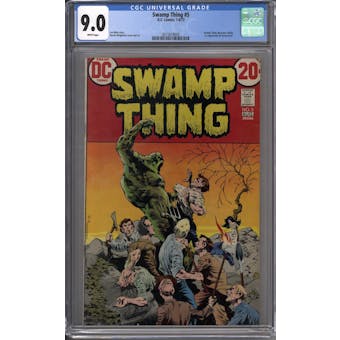 Swamp Thing #5 CGC 9.0 (W) *2015818005*