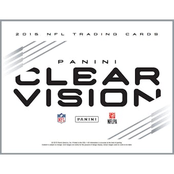 2015 Panini Clear Vision Football Hobby Pack