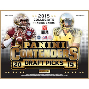 2015 Panini Contenders Draft Picks Football 12-Box Hobby Case - DACW Live 32 Spot Random Team Break #1