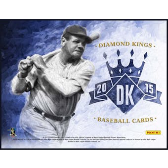 2015 Panini Diamond Kings Baseball Hobby 16-Box Case- DACW Live 30 Spot Random Team Break #1