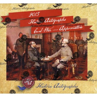 2015 Historic Autographs Civil War - Appomattox Box (Set)
