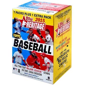 2015 Topps Heritage Baseball 8-Pack Box