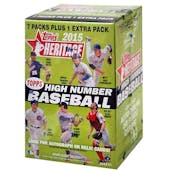 2015 Topps Heritage High Number Baseball 8-Pack Box
