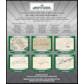 2015 Leaf History of Baseball Cut Signature Edition Baseball Box