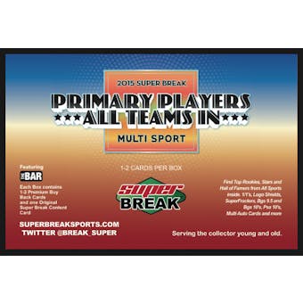 2015 Super Break Primary Players: All Teams In Hobby Box