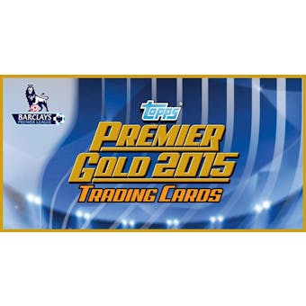 2015 Topps English Premier League Gold Soccer Hobby 6-Box Case- DACW Live 15 Spot Random Team Break #1